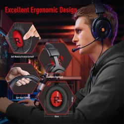 Casque de jeu - casque filaire - avec microphone - E900/E900 Pro