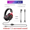 Spelheadset - trådbundna hörlurar - med mikrofon - E900/E900 Pro