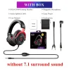 Spelheadset - trådbundna hörlurar - med mikrofon - E900/E900 Pro