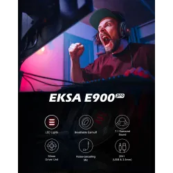 Casque de jeu - casque filaire - avec microphone - E900/E900 Pro