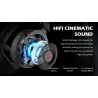 Casque de jeu - casque filaire - avec microphone - E900/E900 Pro