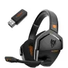 NUBWO G06 - 2,4 GHz - 3,5 mm - spelhörlurar - trådlöst headset - Bluetooth - brusreducering - med mikrofon