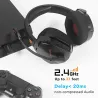 NUBWO G06 - 2.4GHz - 3.5mm - gaming headphones - wireless headset - Bluetooth - noise reduction - with microphoneHeadsets