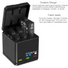 1680mAh li-ion batteri - med oplader - til GoPro Hero 5/6/7