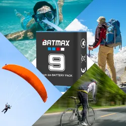 BATMAX - 1780mAh li-ion batteri - til GoPro Hero 9/10