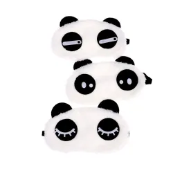Panda sovemaske - øyemaske - myk bomull