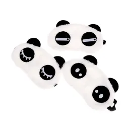 Panda sovemaske - øyemaske - myk bomull