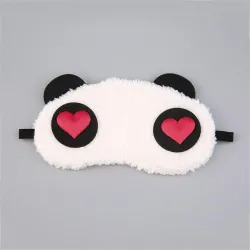 Panda sovemaske - øyemaske - myk bomull