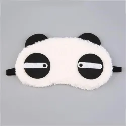 Panda sovemaske - øyemaske - myk bomull