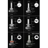 Zdatt LED-valot - H1 H4 H7 H8 H9 H11 HB3 9005 9006 - auton hehkulamput - 12000LM 100W 6000K 12V