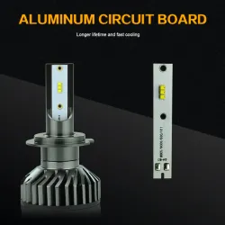 Zdatt LED-lys - H1 H4 H7 H8 H9 H11 HB3 9005 9006 - bilpærer - 12000LM 100W 6000K 12V