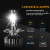 Luzes LED Zdatt - H1 H4 H7 H8 H9 H11 HB3 9005 9006 - lâmpadas de carro - 12000LM 100W 6000K 12V