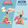 Blocs de construction magnétiques - bâtons - boules - grande taille - jouet éducatif