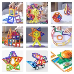 Briques de construction magnétiques - jeu de construction - grande taille - jouet éducatif