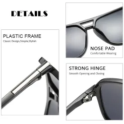Gafas de solGafas de sol clásicas polarizadas - oversize - gafas de conducción - UV400 - unisex