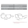 Klassiske polariserte solbriller - oversized - driving shades - UV400 - unisex
