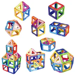 Blocs de construction magnétiques - jeu de construction - grande taille - jouet éducatif