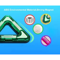Blocs de construction magnétiques - jeu de construction - grande taille - jouet éducatif