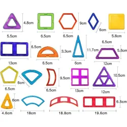 Blocs de construction magnétiques - jeu de construction - grande taille - jouet éducatif