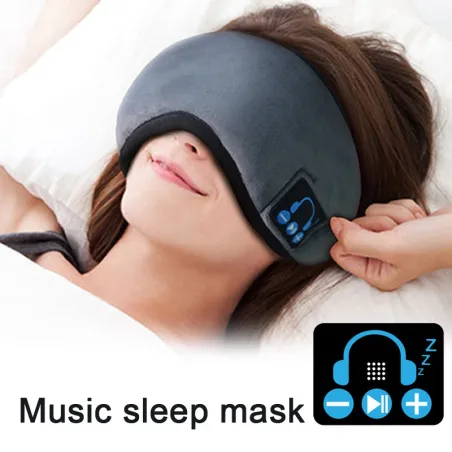 3D sovande ögonmask - ögonbindel - musik sovmask - Bluetooth