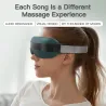 Masseur oculaire intelligent 4D - musique - rythme - vibration - détente - acupression - soulager la fatigue / les cernes