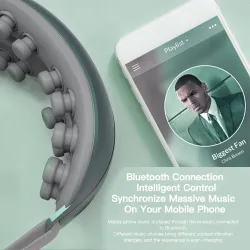 MasajeMasajeador de ojos inteligente 4D - música - ritmo - vibración - relajación - acupresión - aliviar la fatiga / ojeras