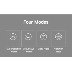 MasajeMasajeador de ojos inteligente 4D - música - ritmo - vibración - relajación - acupresión - aliviar la fatiga / ojeras
