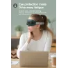 4D smart ögonmassager - musik - rytm - vibration - slappna av - akupressur - lindra trötthet / mörka ögoncirklar