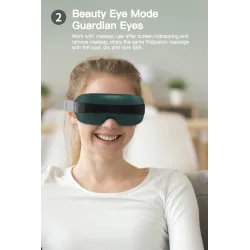 Masseur oculaire intelligent 4D - musique - rythme - vibration - détente - acupression - soulager la fatigue / les cernes