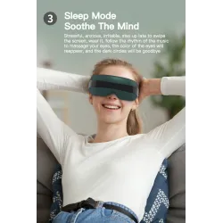 MasajeMasajeador de ojos inteligente 4D - música - ritmo - vibración - relajación - acupresión - aliviar la fatiga / ojeras
