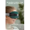 Masseur oculaire intelligent 4D - musique - rythme - vibration - détente - acupression - soulager la fatigue / les cernes