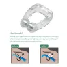 Pince-nez magnétique en silicone - anti ronflement - dilatateur nasal - stop ronflement