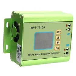 MPT-7210A - Aluminiumlegierung - MPPT-Solarpanel-Laderegler / LCD-Anzeige