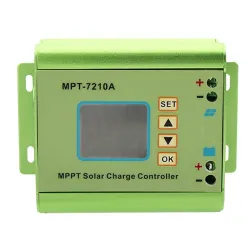 MPT-7210A - aluminum alloy - MPPT solar panel charge controller / LCD displaySolar