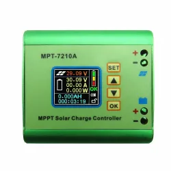 MPT-7210A - alumiiniseos - MPPT aurinkopaneelin latausohjain / LCD-näyttö