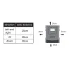 MPPT Solarladdning - urladdningsregulator - regulator - LCD pekskärm - för 12V 24V 48V 60V 72V 96 batteri