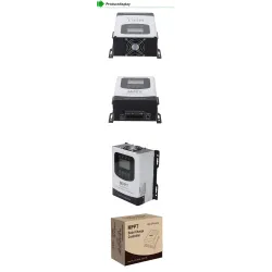 MPPT Solarladdning - urladdningsregulator - regulator - LCD pekskärm - för 12V 24V 48V 60V 72V 96 batteri