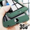 Luksus 360 heldeksel - med herdet glass skjermbeskytter - for iPhone - grønn