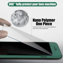 Luksus 360 heldeksel - med herdet glass skjermbeskytter - for iPhone - gull