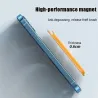 Magsafe trådlös laddning - transparent magnetfodral - magnetisk läderkorthållare - för iPhone - röd