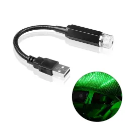 Mini projetor USB - LED - decoração interior do teto do carro - céu estrelado