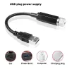 Mini projecteur USB - LED - décoration toit intérieur voiture - ciel étoilé
