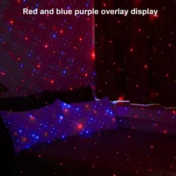 Mini projecteur USB - LED - décoration toit intérieur voiture - ciel étoilé