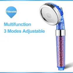 SPA douchekop - met anionfilter - 3 instelbare functiesDouchekop