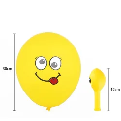 GlobosBig Eyes - globos sonrientes - 12 pulgadas - 10 piezas