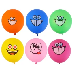 Big Eyes - smiley balloner - 12 tommer - 10 stk