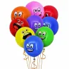 Wielkie Oczy - buźki balony - 12 cali - 10 sztukBalonów