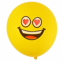 Big Eyes - ballons smiley - 12 pouces - 10 pièces