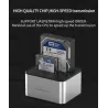 5GBP - USB 3.0 - aluminium dual Bay - dockingstation - HDD etui