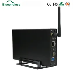 Externes Aluminiumgehäuse – Nas-WLAN-Router – Repeater – 300 Mbit/s – HDD3.5-Sata-auf-USB-3.0-Gehäuse